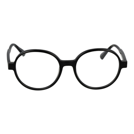 Max & Co Black Women Glasses Frame in acetate with round full-rim style, 53 lenses width and 140 temples length, includes branded case.