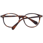 Max & Co Brown Women Glasses Frame, Panto style, full-rim, plastic material, with demo lenses, includes branded case.