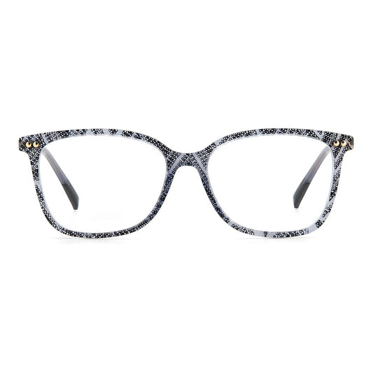 Missoni Black And White Acetate Frames - Women's Glasses with White Black Pattern, Size 53/15/140 mm