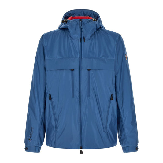Moncler Grenoble Blue Polyamide Shell Jacket
