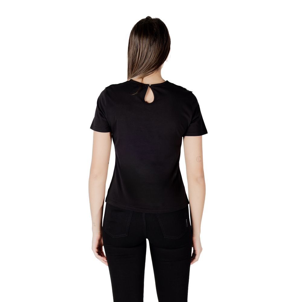 Morgan De Toi Black Cotton T-Shirt
