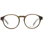 Nina Ricci Green Women Glasses Frame in round, full-rim style with plastic frame and spring hinge, includes branded case.