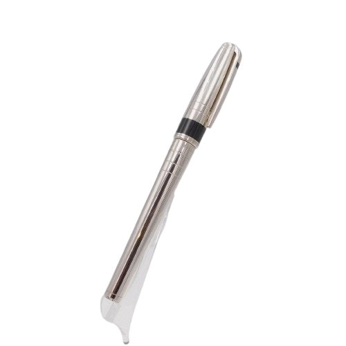 Elegant silver PENNE S-T- DUPONT MOD. 482999 luxury pen showcasing sleek design and premium craftsmanship.