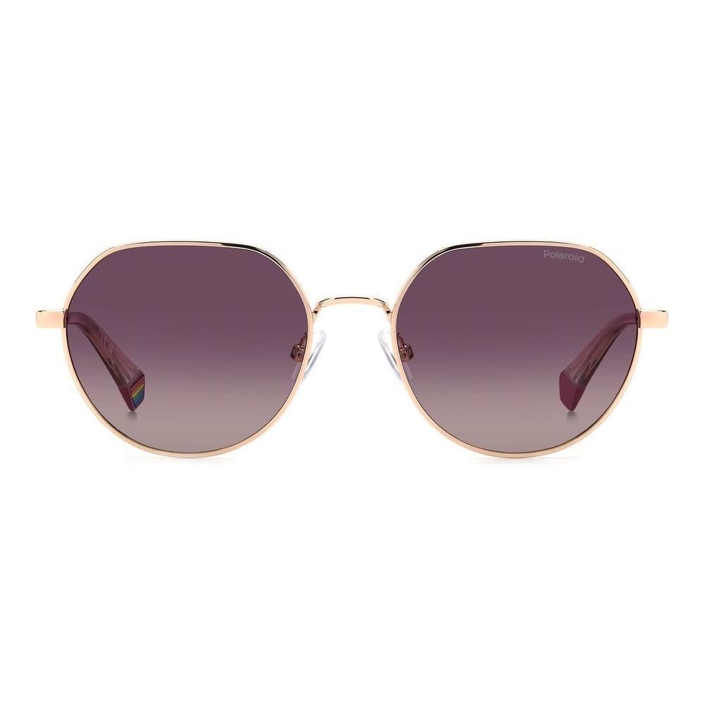 POLAROID MOD. PLD 6236_S_X unisex metal sunglasses with purple gradient lenses.