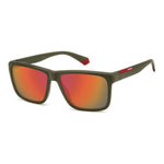 POLAROID MOD. PLD 2164_S stylish gent sunglasses made of polycarbonate with red-orange lenses.