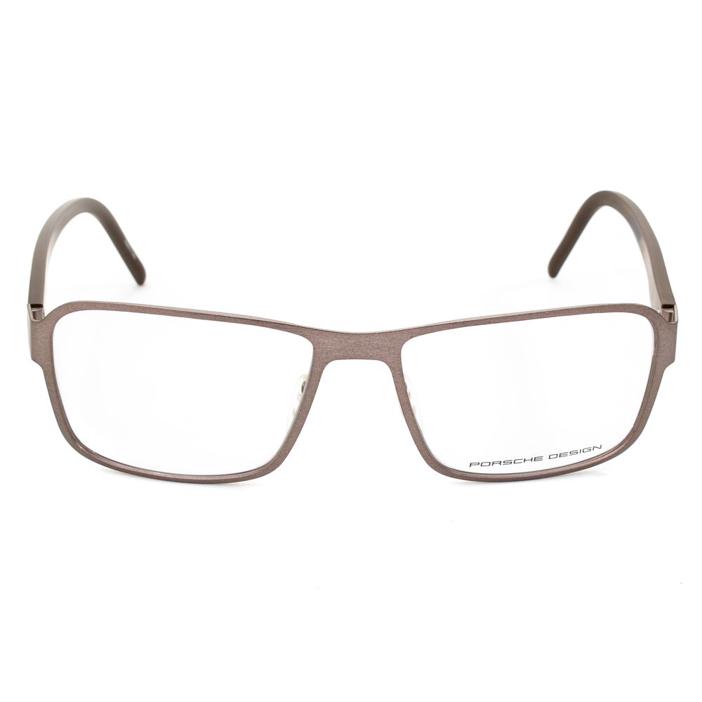 Porsche Brown Metal Frames, model P8290-C, Italian-made, metal, 56/17/140mm dimensions, brown color glasses for men.