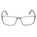 Porsche Brown Metal Frames, model P8290-C, Italian-made, metal, 56/17/140mm dimensions, brown color glasses for men.