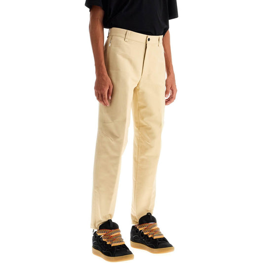 Lanvin biker gabardine trousers