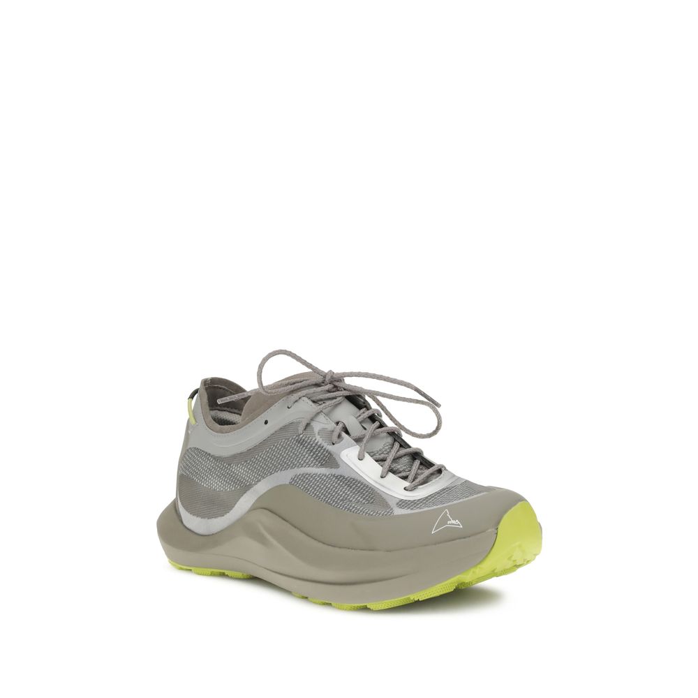 ROA Gray Polyester Athletic Sneakers