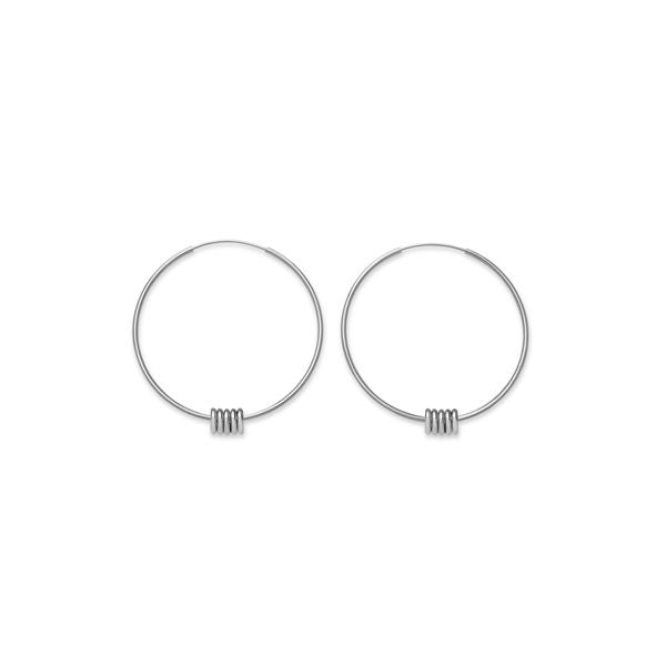 Pair of hoop earrings from ROSEFIELD JEWELS JEWELRY Mod. JSHLS-J068