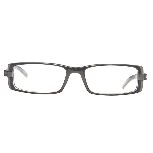 Rodenstock Black Plastic Frames - Women's glasses, model R5204-a, size 49/16/135 mm. Classic rectangular design in black plastic material.