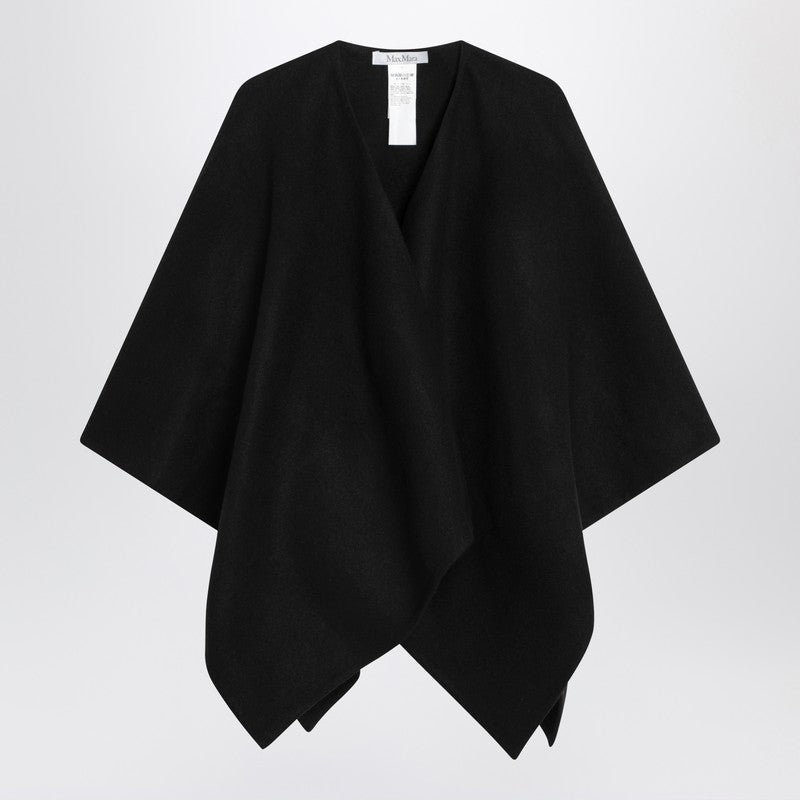 Max Mara Black alpaca and wool cape SERRACO/R_MAXM-005_100