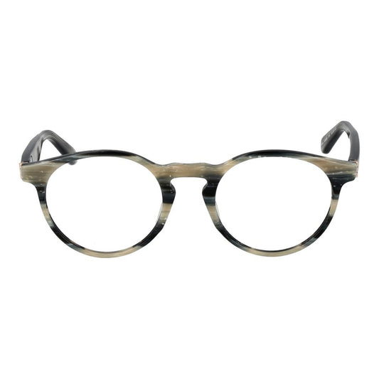 Scotch & Soda White Men Glasses Frame, full-rim round acetate frame, demo lenses, size 49-20-140, includes branded case.