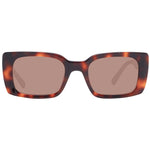 Sting Brown Unisex Sunglass with full-rim acetate frame and plastic lenses in a classic rectangle style, ideal for 100% UVA & UVB protection.