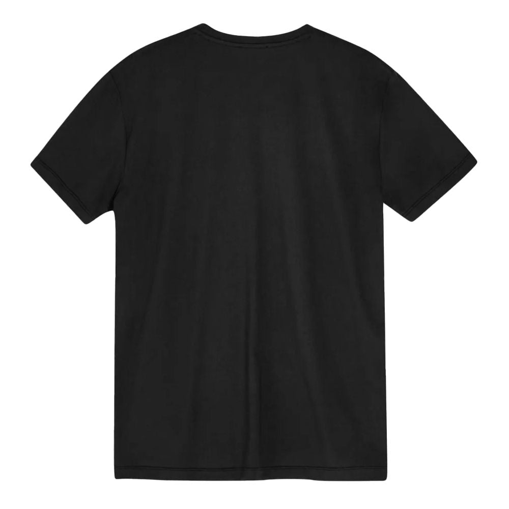 Suns Black Nylon T-Shirt featuring crew neck and logo on shoulder in stretch technical fabric.