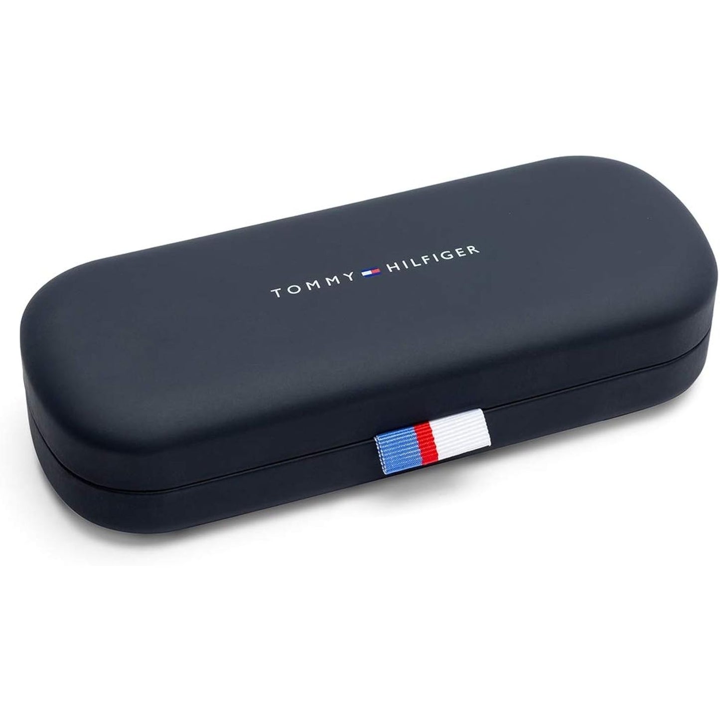 TOMMY HILFIGER MOD. TH 1939_S gent's eyeglass case, elegant black design with brand logo, perfect for men's eyewear protection.