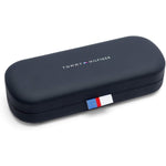 TOMMY HILFIGER MOD. TH 1939_S gent's eyeglass case, elegant black design with brand logo, perfect for men's eyewear protection.