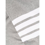Thom Browne Trousers Grey with signature 4-Bar stripe in cotton fabric detail