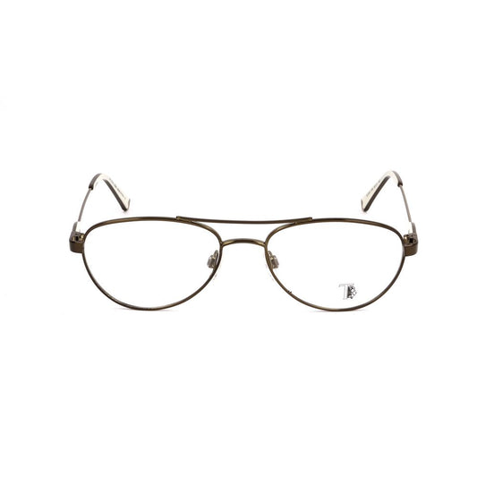 Tod's Bronze Metal Frames - Men's eyewear with dark bronze metal frame, dimensions 52/17/140 mm, classic stylish design.