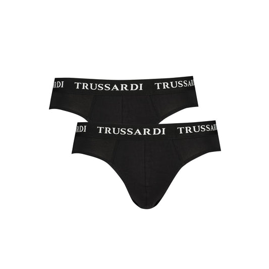 Trussardi Black Cotton Men Underwear