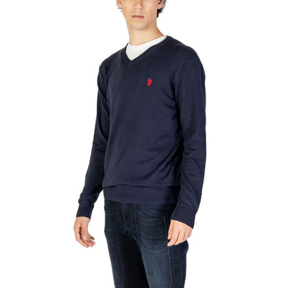 U.S. POLO ASSN. Blue Cotton Cashmere Sweater