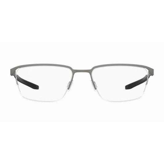 Under Armour Gray Metal Frames, UA5051 model, glasses for men with 56/17/140 mm dimensions in grey metal material.