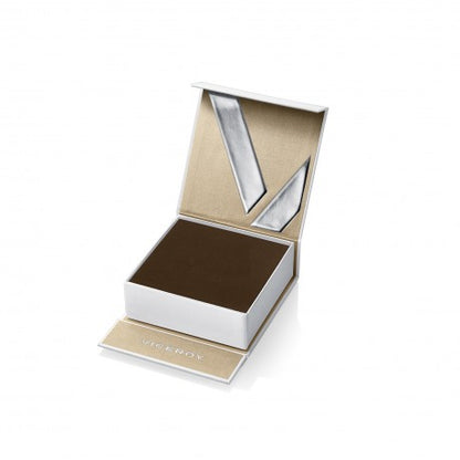 Open official box for VICEROY JEWELS Mod. 13067E100-30 silver earrings, highlighting elegant packaging design with quartz analog elements.