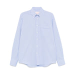 Valentino Formal Shirt with button-down collar, chest pocket, and VLogo Signature, ideal for sophisticated and stylish wear.