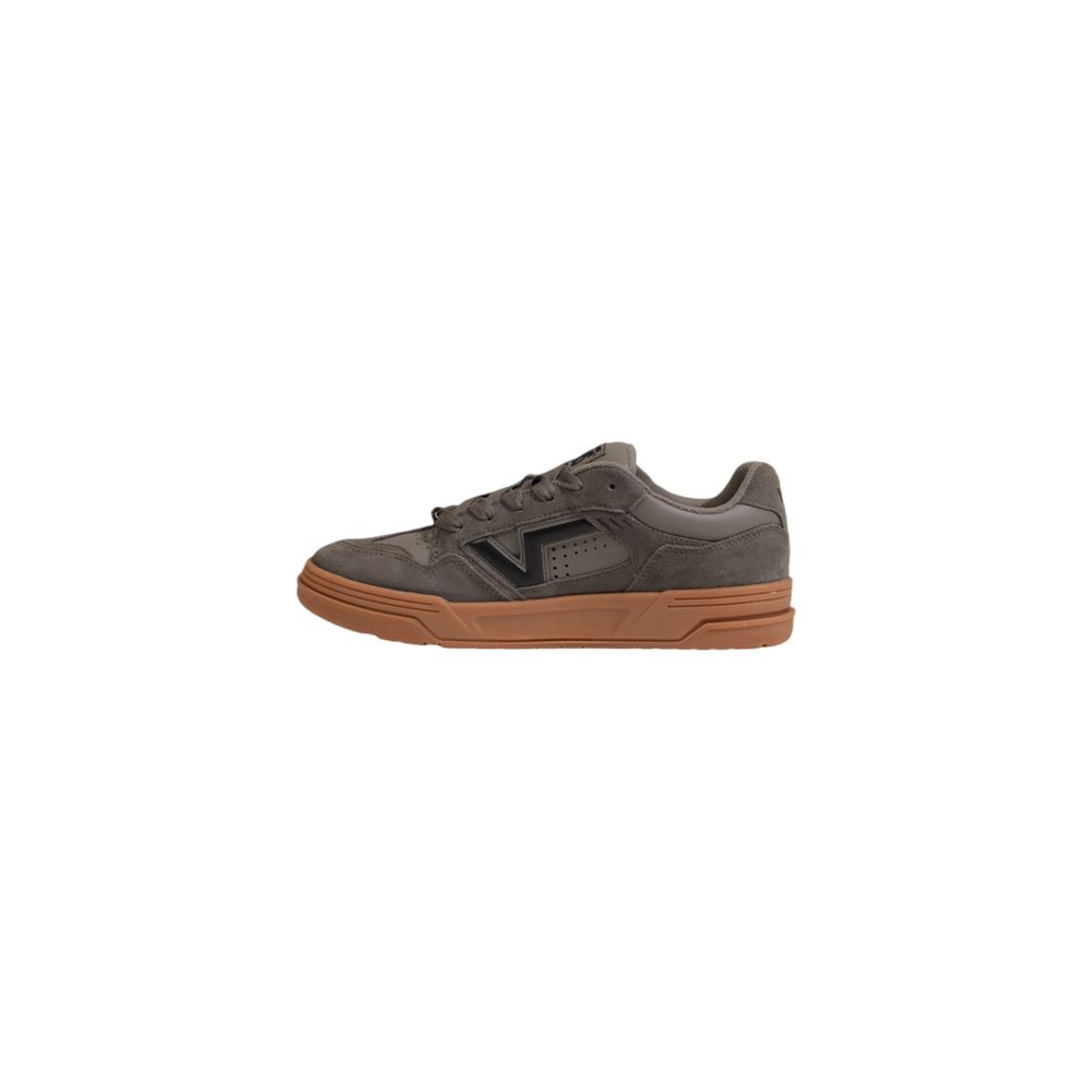 Vans Beige Suede Leather Sneaker, stylish and durable footwear for men, perfect for everyday wear, featuring classic urban accents.