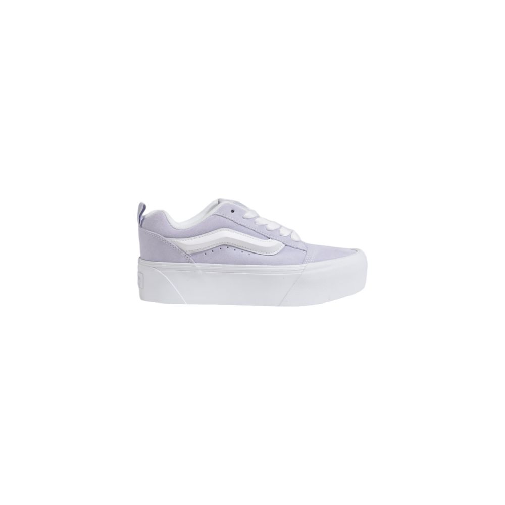 Vans Purple Suede Leather Sneaker with flat sole and iconic design, ideal for everyday wear and fashion enthusiasts.