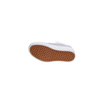 Outsole view of Vans Purple Suede Leather Sneaker showcasing waffle pattern grip.
