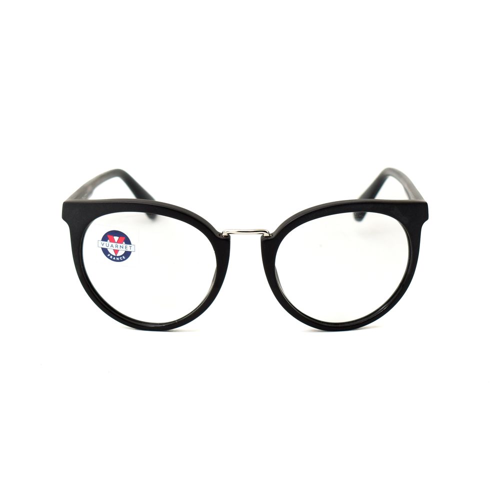Vuarnet Black Acetate Frames - Women's glasses, model VL16260001, size 50/12/135 mm, featuring black acetate material and sleek design.