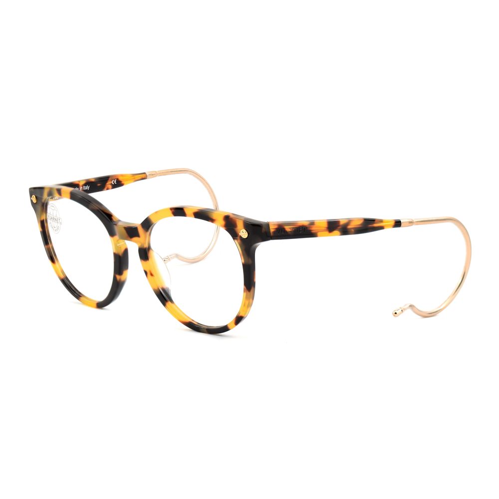 Vuarnet Brown Acetate Frames with tortoiseshell pattern and flexible pins, perfect for women. Lens/Bridge/Temple: 50/14/110mm.