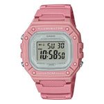 CASIO TIMELESS COLLECTION Mod. SPORT ILLUMINATOR WR 50M. ALARM. CHRONOGRAPH - PINK - COLORED SERIE ***Special Price*** W-218HC-4A