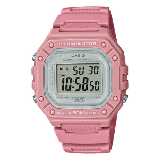 CASIO TIMELESS COLLECTION Mod. SPORT ILLUMINATOR WR 50M. ALARM. CHRONOGRAPH - PINK - COLORED SERIE ***Special Price***-0