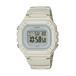 CASIO TIMELESS COLLECTION Mod. SPORT ILLUMINATOR WR 50M. ALARM. CHRONOGRAPH - WHITE - COLORED SERIE W-218HC-8AVEF